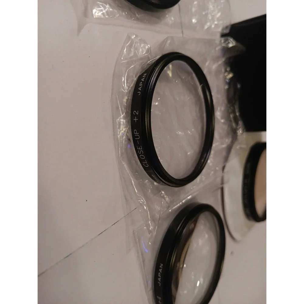 TIFFEN 52mm Close Up Lens Set +1, +2 & +4 With Case Japan